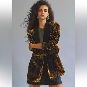 RARE Free People Nicolette Floral Blazer. Size small